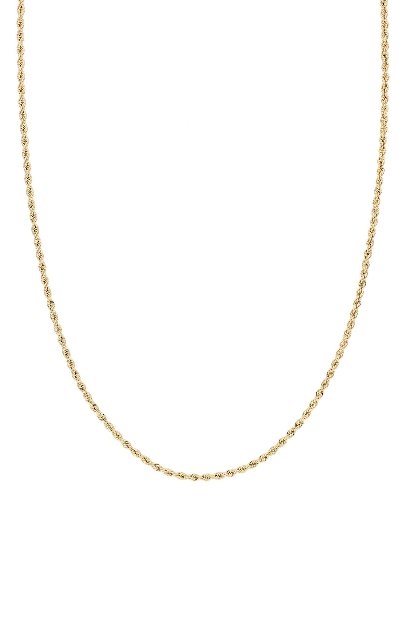 Bony Levy 14K Gold Rope Chain Necklace