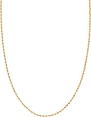 Bony Levy 14K Gold Rope Chain Necklace