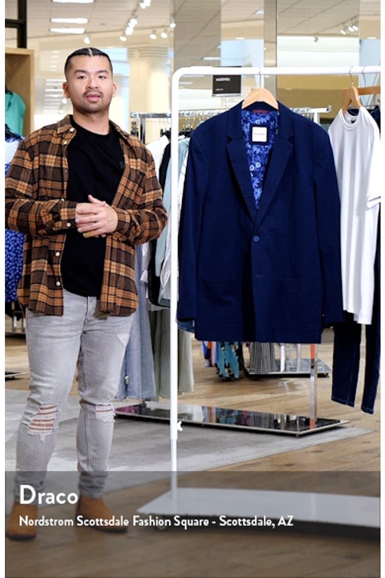 Nova Wave Stretch Cotton Seersucker Sport Coat video