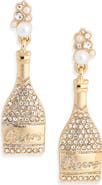 Leith Champagne Bottle Drop Earrings