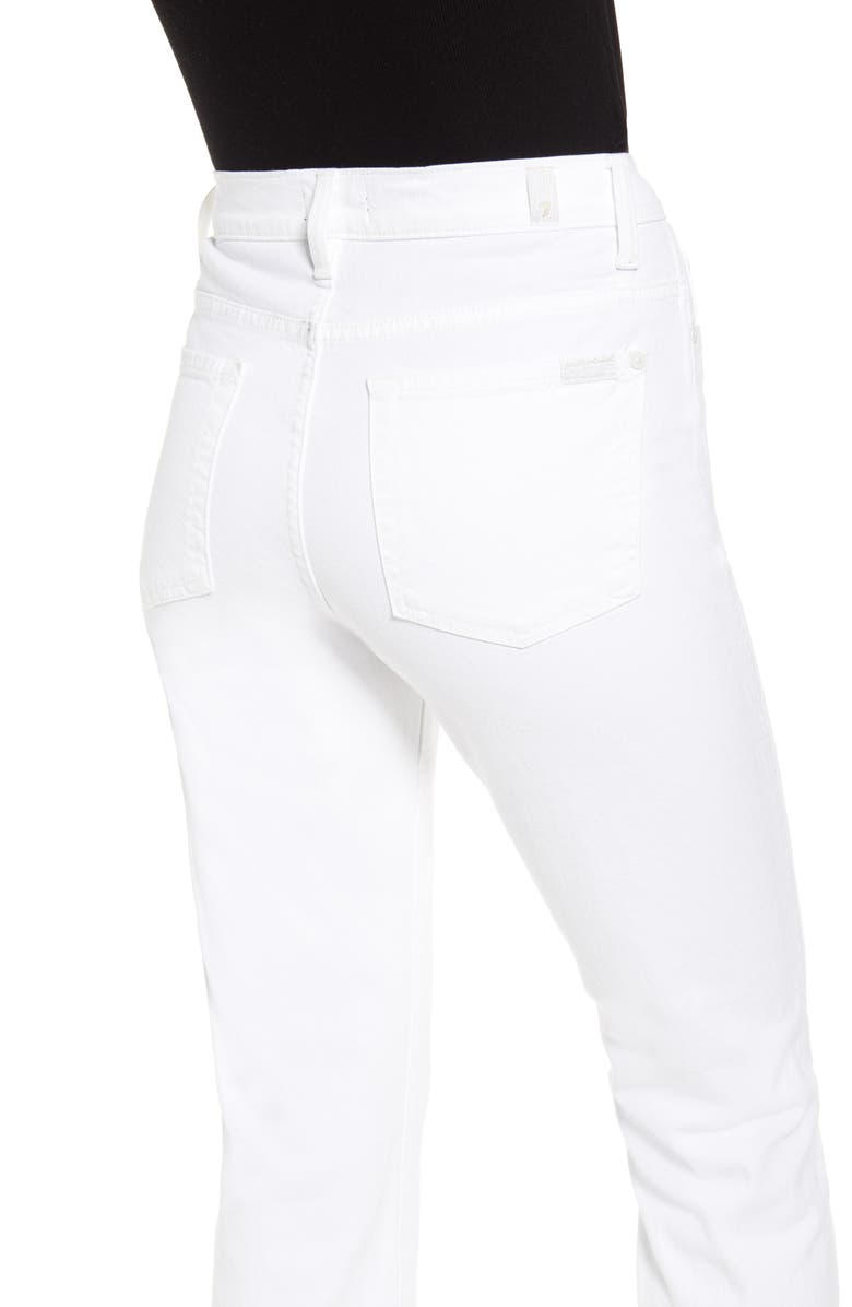 7 For All Mankind High Waist Crop Slim Jeans, Alternate, color,