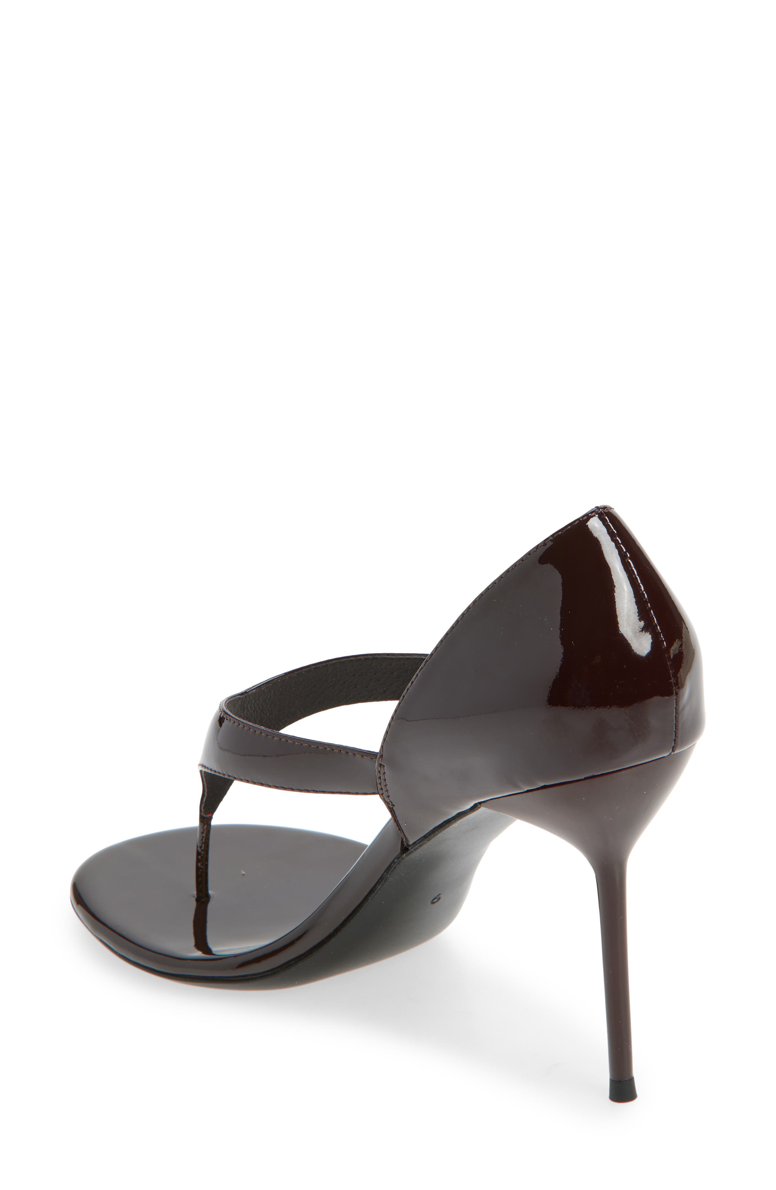 Rhian Stiletto Sandal, Alternate, color, COFFEE PATENT