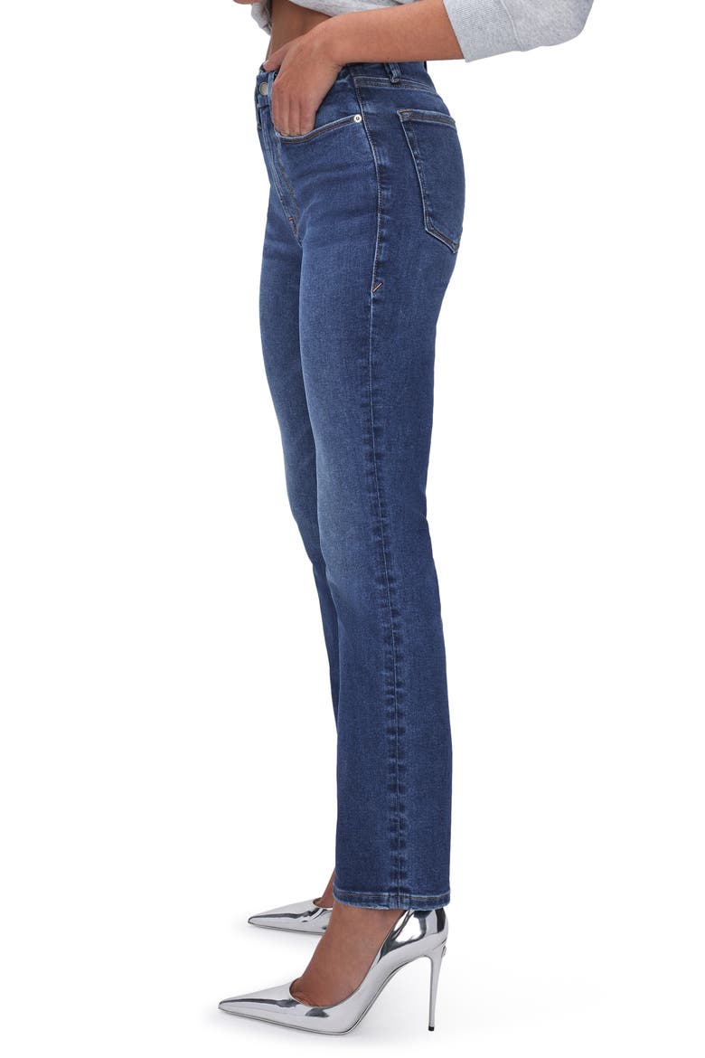 Always Fits Good Classic Straight Leg Jeans, Alternate, color, INDIGO571