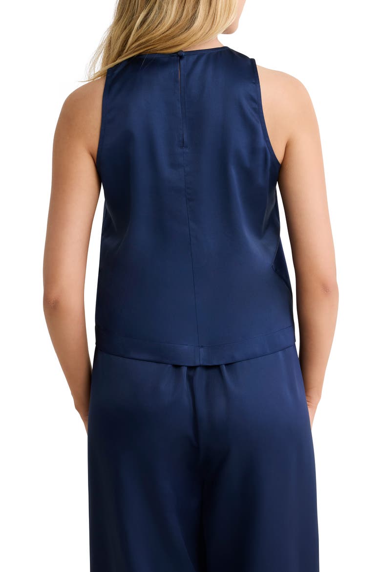 Stevie Satin Tank, Alternate, color, INK