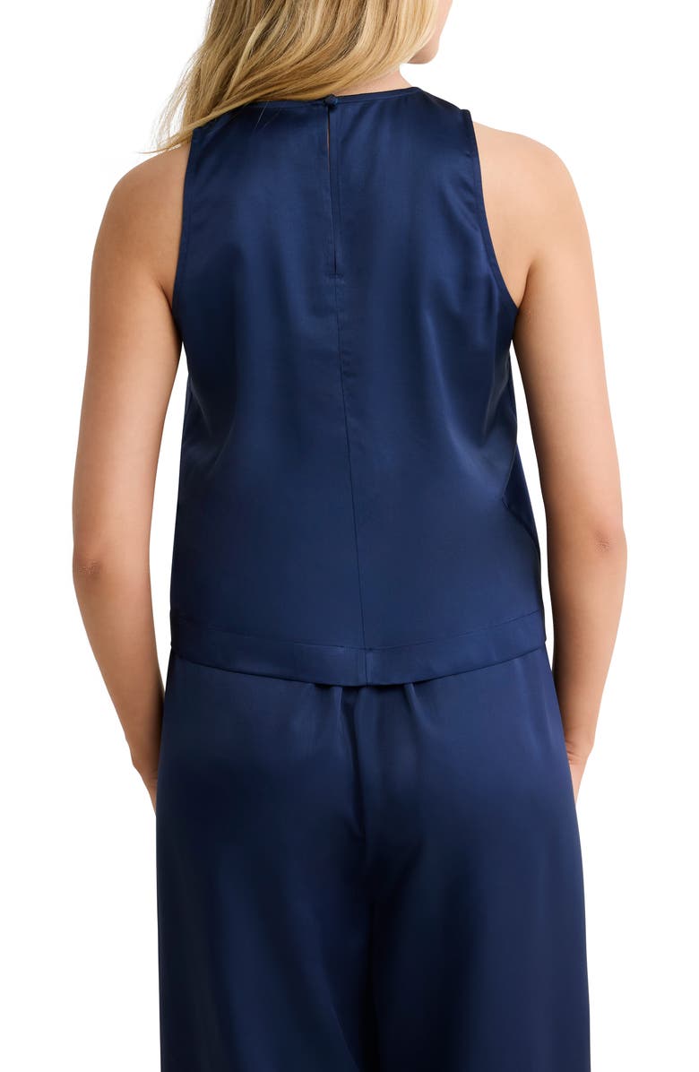 NZ BY NIC & ZOE Stevie Satin Tank, Alternate, color, Ink
