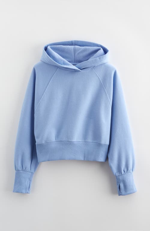 Zella Girl Kids' Cloud Fleece Hoodie In Blue Hydrangea