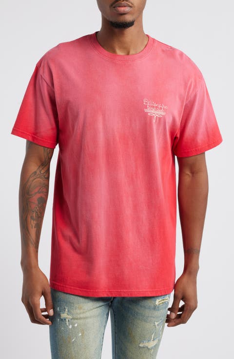 North Star Logo Embroidered Cotton Graphic T-Shirt