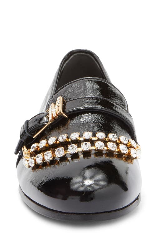 Moschino Chain Loafer In Black