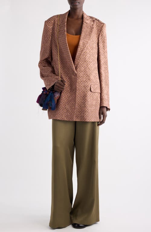 Dries Van Noten Penn Wide Leg Pants In Green