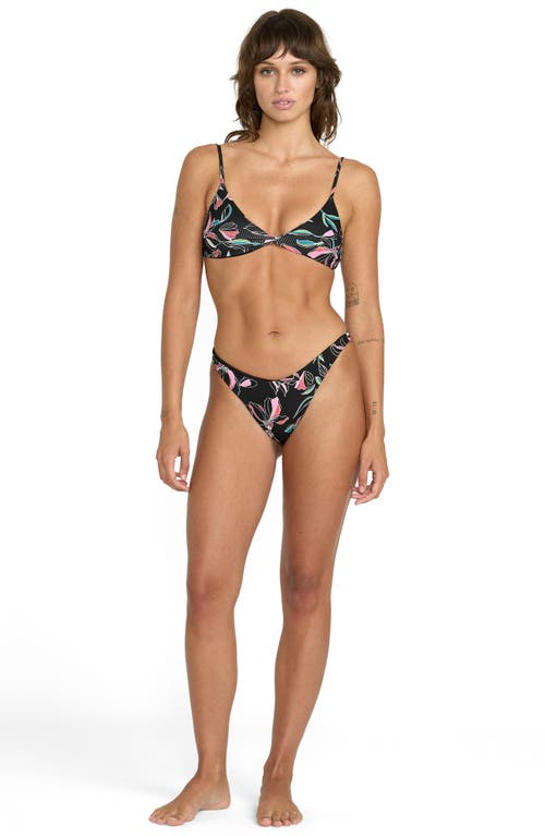Volcom Dream In Bloom Rib Bikini Bottoms In Multi
