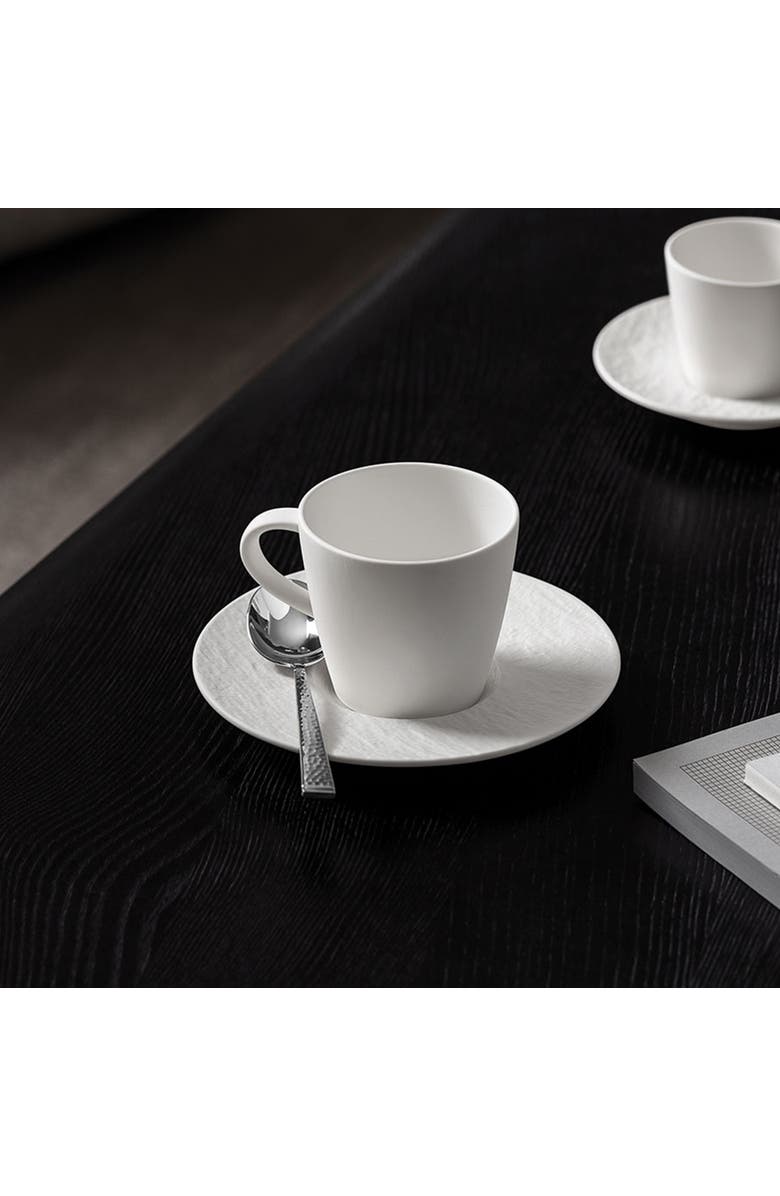 Villeroy 
Boch Manufacture Rock blanc Coffee Cup, Alternate, color, White