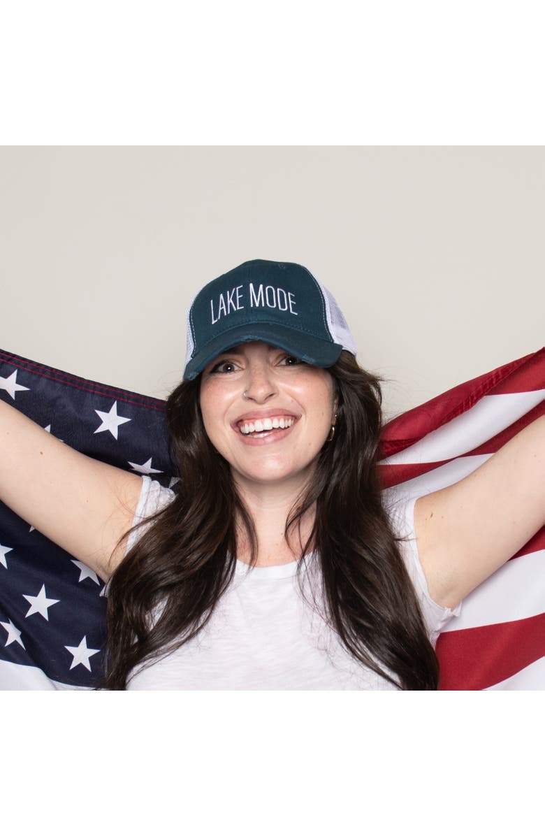 Totalee Gift Lake Mode Baseball Hat Cotton Black, Alternate, color, Black