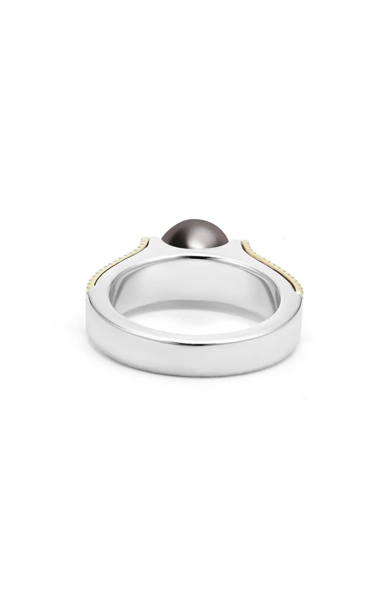 LAGOS Luna Pearl Lux Ring, Alternate, color, Luna Blk