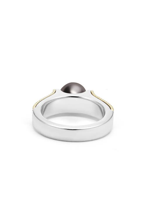 Lagos Luna Pearl Lux Ring In Luna Blk