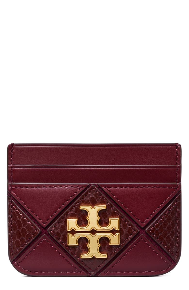 Tory Burch Eleanor Card Case, Main, color, 