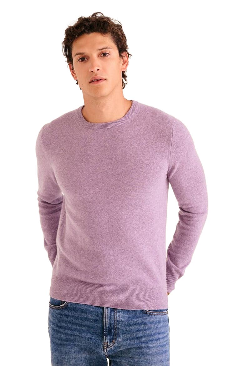 The Original Cashmere Sweater, Main, color, Heathered Purple