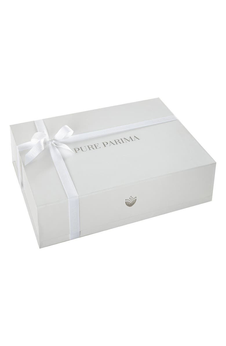 Pure Parima Egyptian Cotton Sateen Double Hemstitch Yalda Sheet Set, Alternate, color,