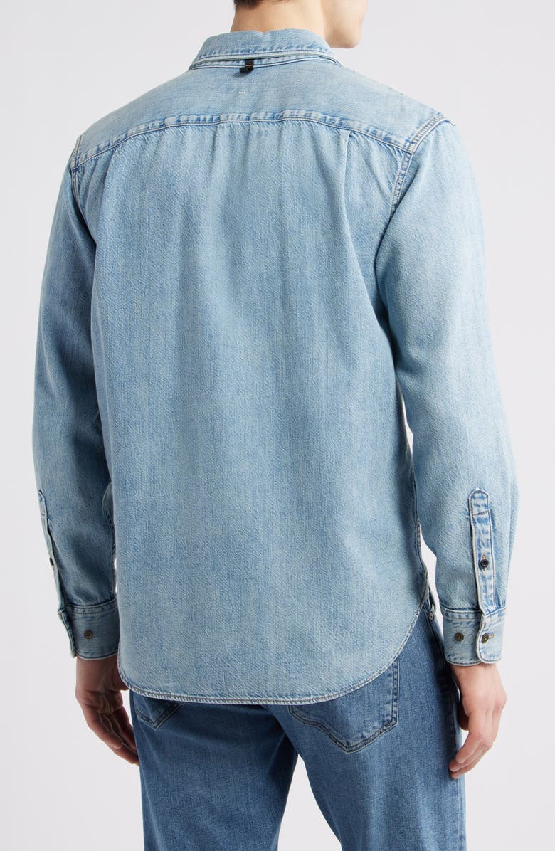 rag & bone Finch Denim Shirt, Alternate, color, Sunny