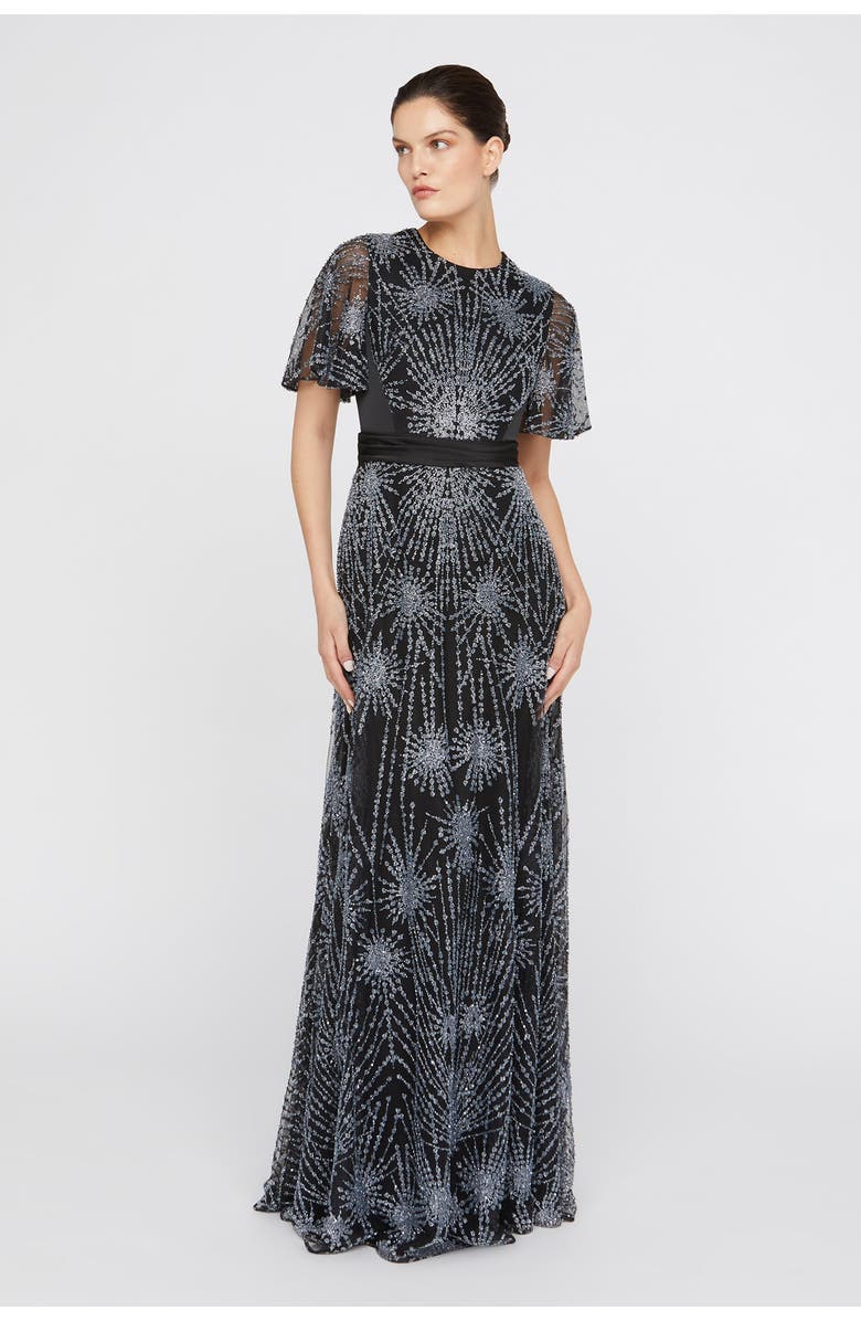 Theia Lavina Beaded Gown, Alternate, color,