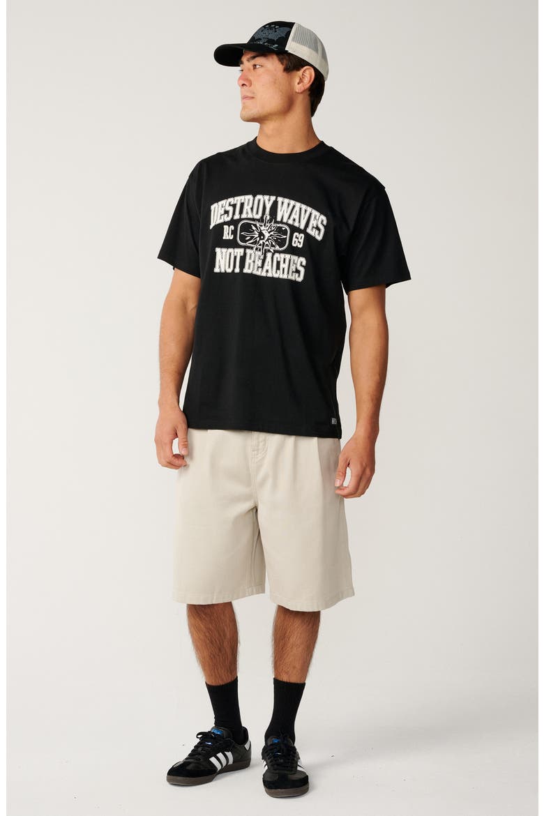 Disorder Destroy Cotton Graphic T-Shirt, Alternate, color, BLACK