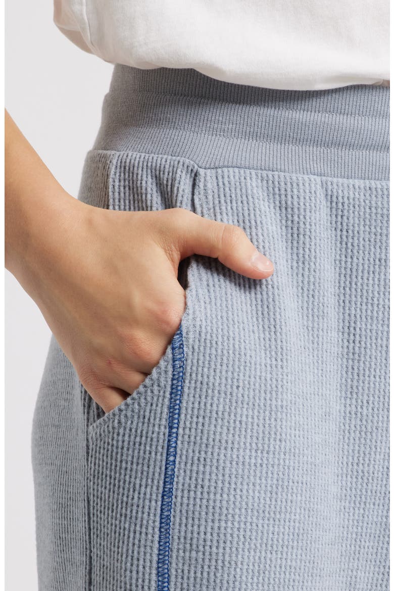 Contrast Stitch Waffle Knit Lounge Pants, Alternate, color, SKY