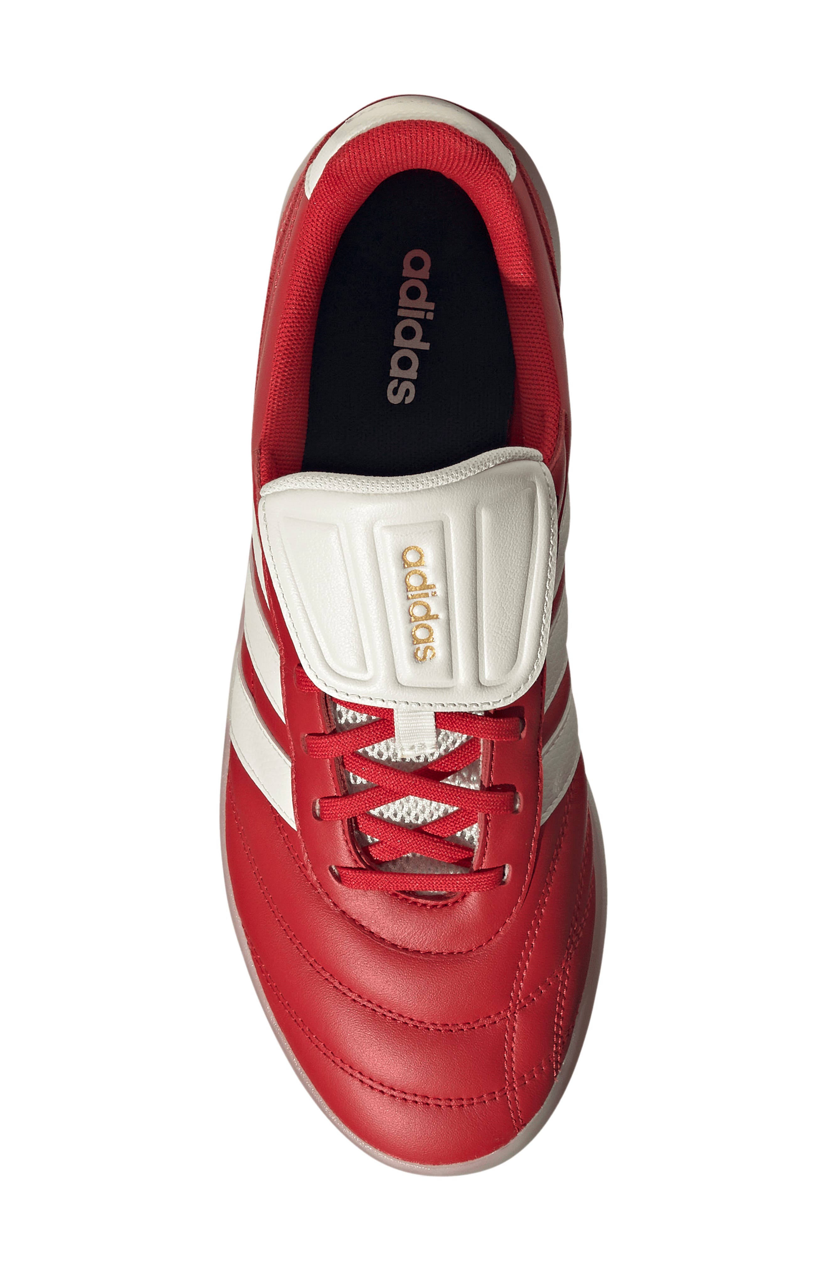 adidas Barreda Mundial Sneaker, Alternate, color, Scarlet/ Off White/ Gold Met