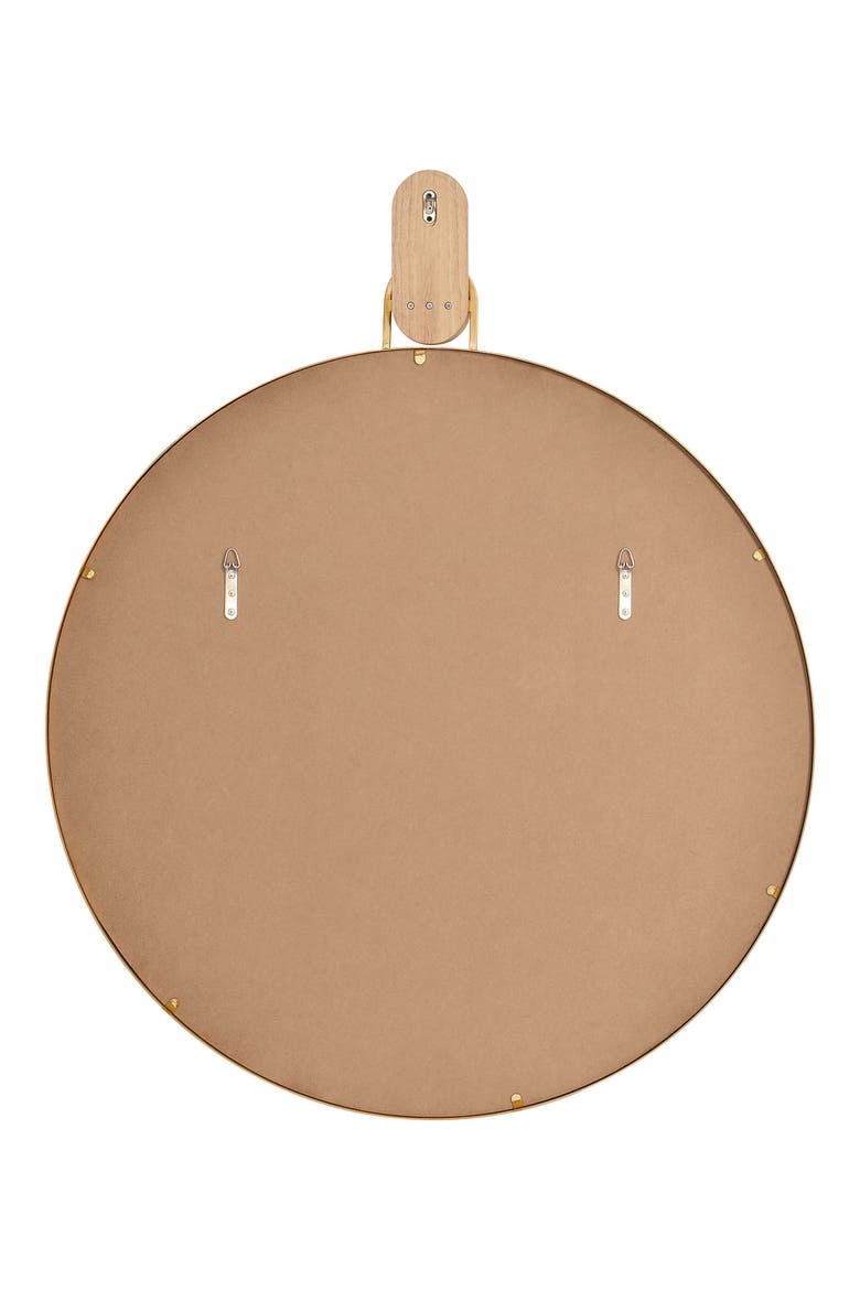 Kinsley Round Mirror, Alternate, color, GOLD