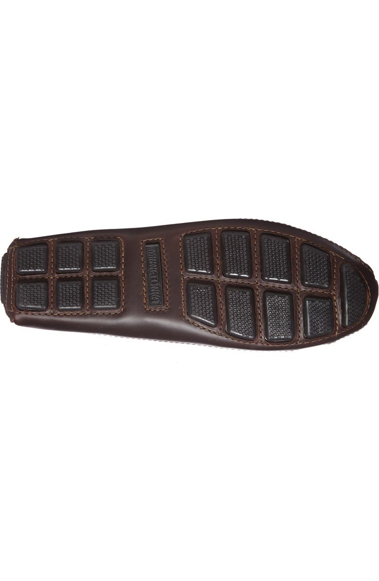 Minnetonka Leather Driving Shoe, Alternate, color,