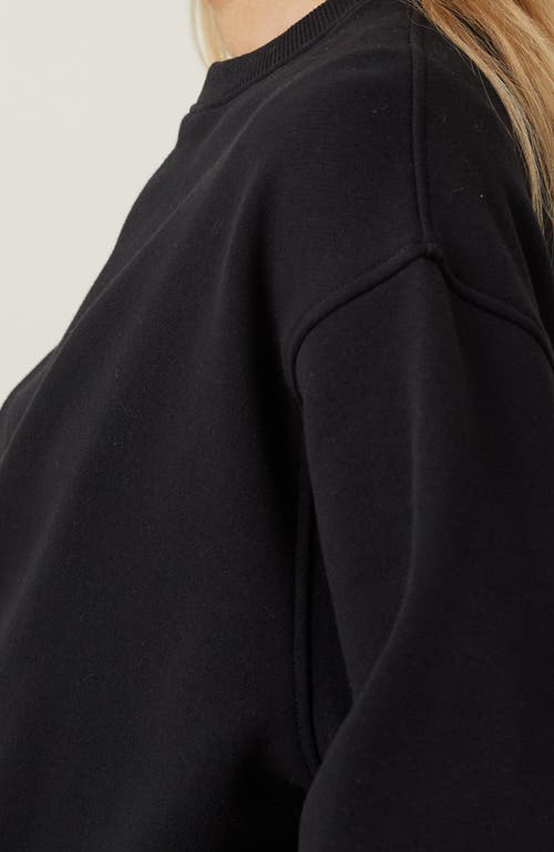 Cotton On Classic Fleece Crew Sweatshirt In Black