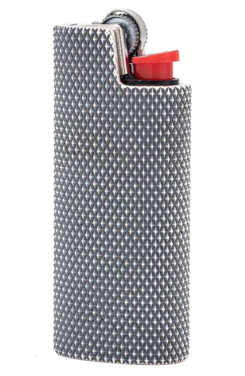 Good Art Hlywd Goosebumps Mini Lighter Holder, Main, color, Sterling Silver