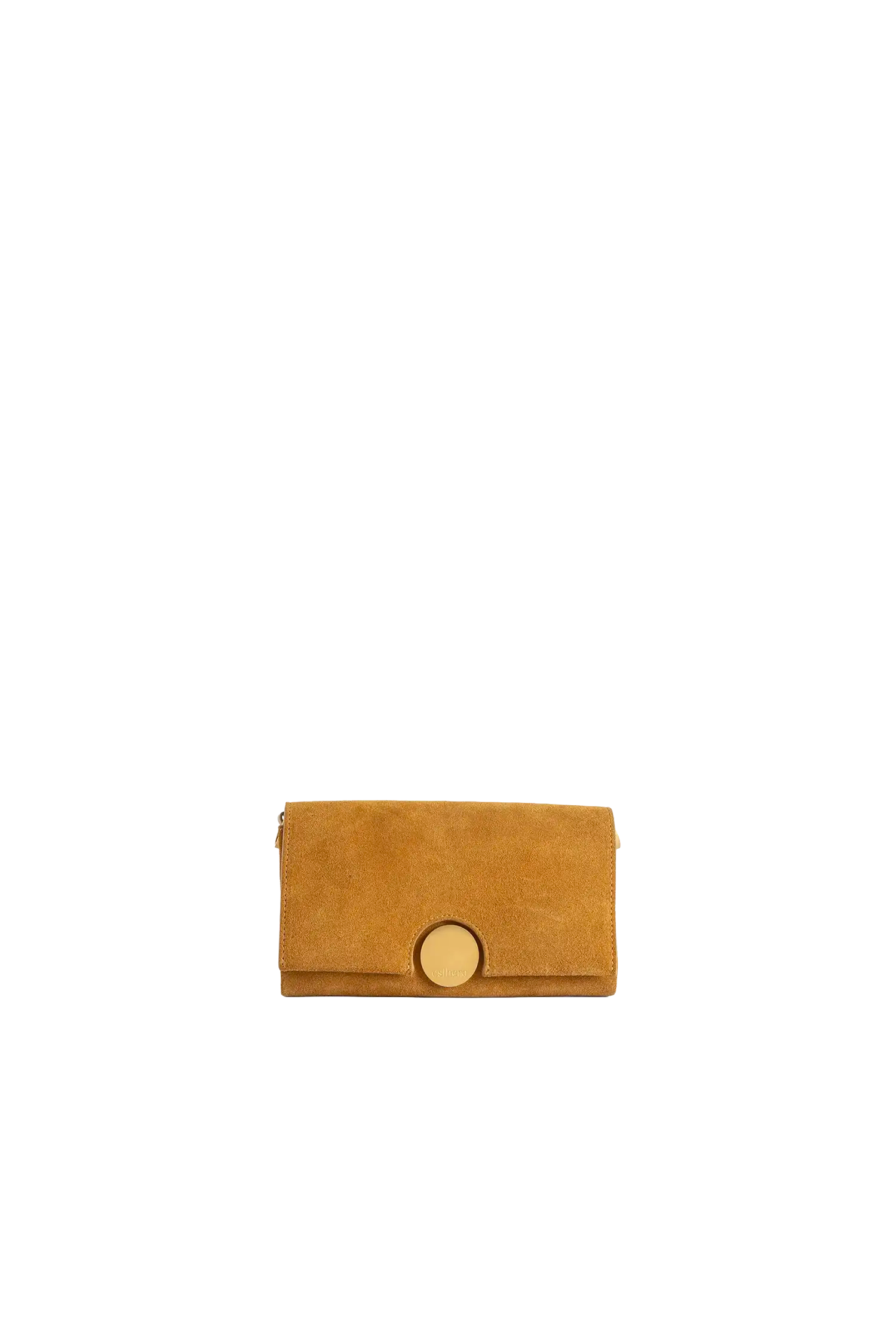 12AM Suede Baguette Bag, Alternate, color, Honey