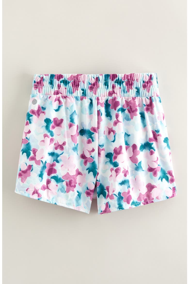 Kids' On Your Mark Shorts, Alternate, color, PURPLE SUGAR DAISY CLOUDS