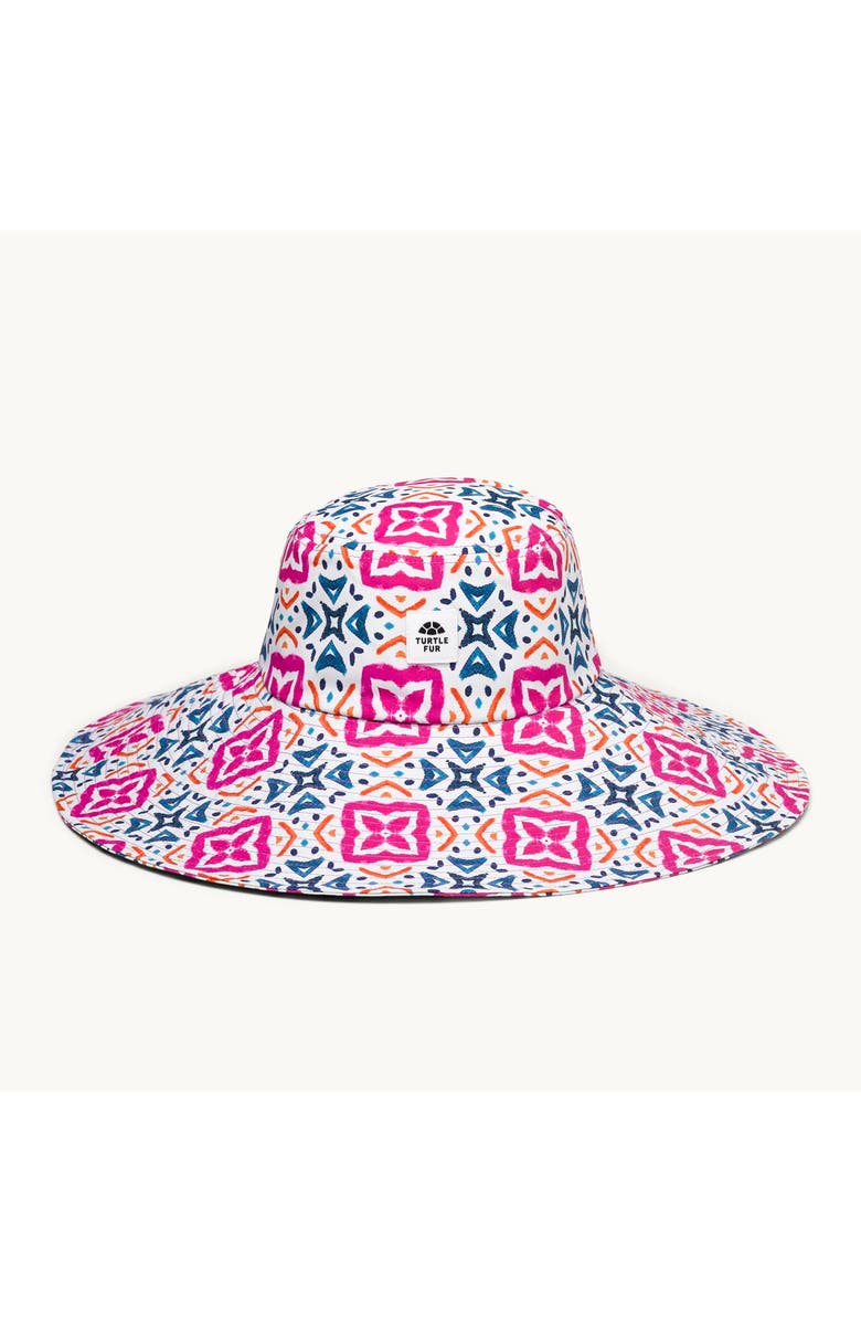 Turtle Fur Marysol Packable Sun Hat, Main, color, Vacation Vibration