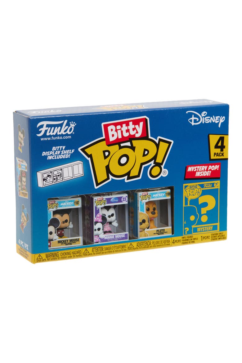 x Disney Mystery 4-Pack Bitty POP! Mickey Figurines, Main, color, MULTI BLUE