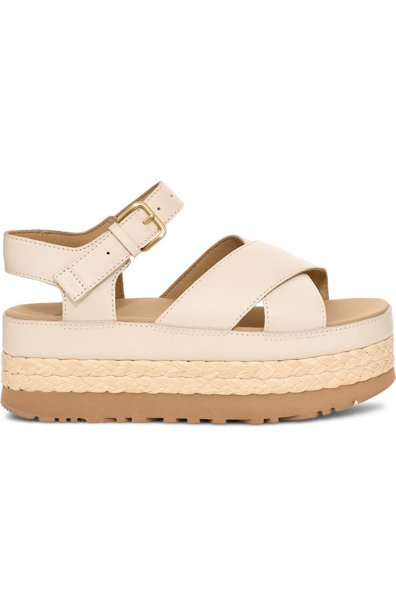 UGG<sup>®</sup> Aubrey Ankle Strap Platform Sandal, Alternate, color, Jasmine