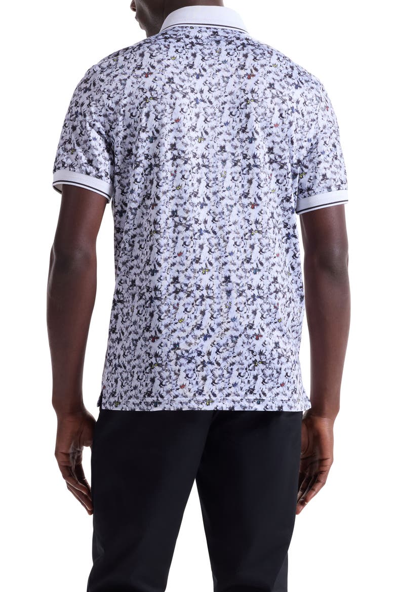 Three-Button Performance Polo, Alternate, color, BLACK