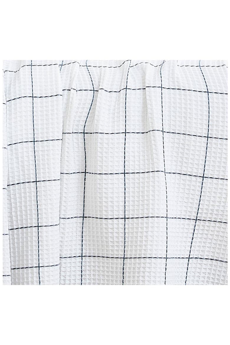 2-Piece Check Cotton Waffle Throw Blankets, Alternate, color, WHITE
