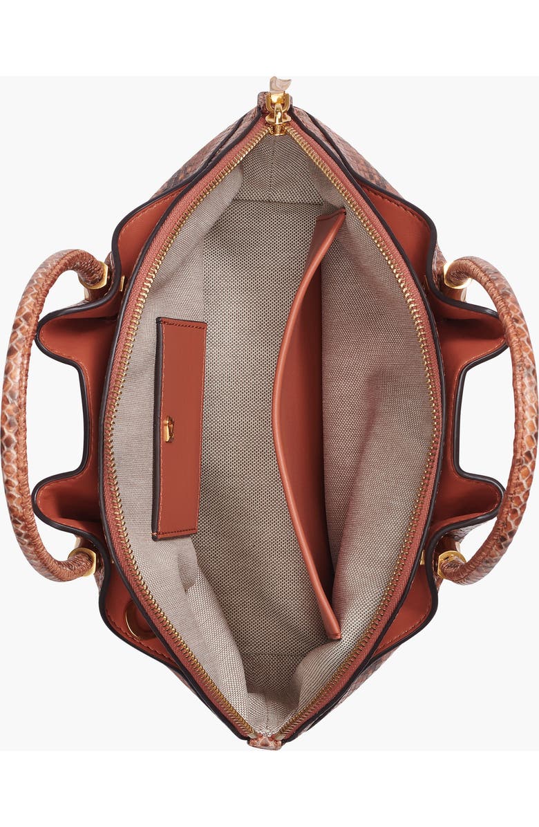 Donna Karan New York Oxford Snake Crossbody, Alternate, color, Amber