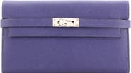 Pre-Owned Hermes Kelly Wallet Verso Epsom Long