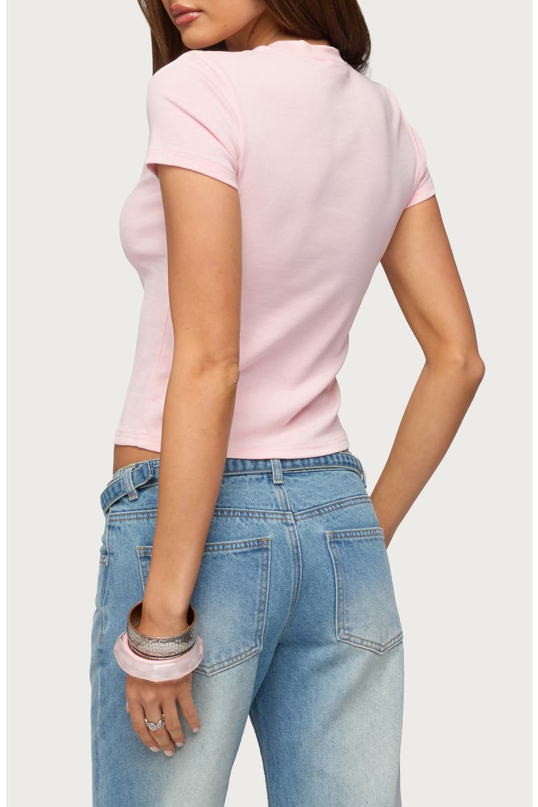 Full Time Hot Girl T-Shirt, Alternate, color, PINK