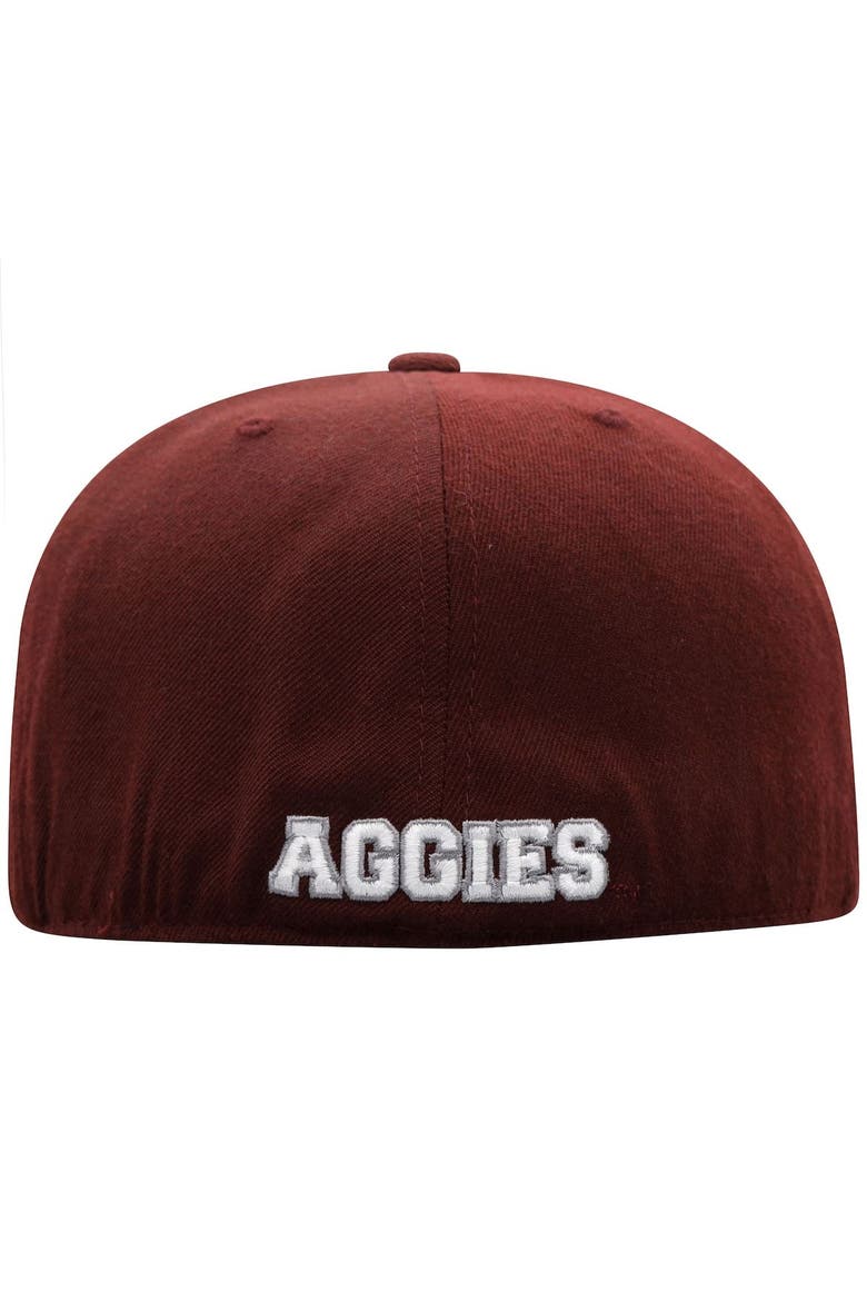 Men's Top of the World Maroon Texas A&M Aggies Team Color Fitted Hat, Alternate, color, Maroon