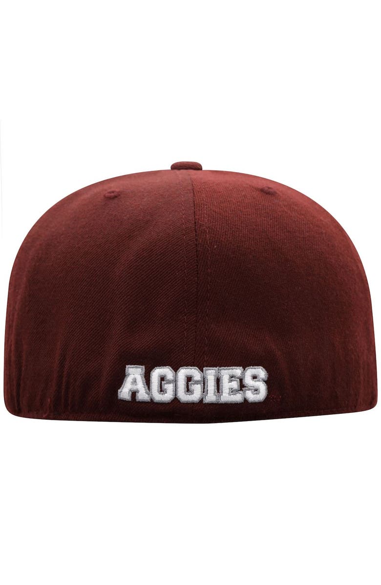 TOP OF THE WORLD Men's Top of the World Maroon Texas A&M Aggies Team Color Fitted Hat, Alternate, color,