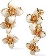 RETRO CHIC Iris Blossom Earrings
