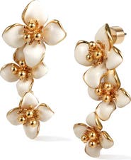 RETRO CHIC Iris Blossom Earrings