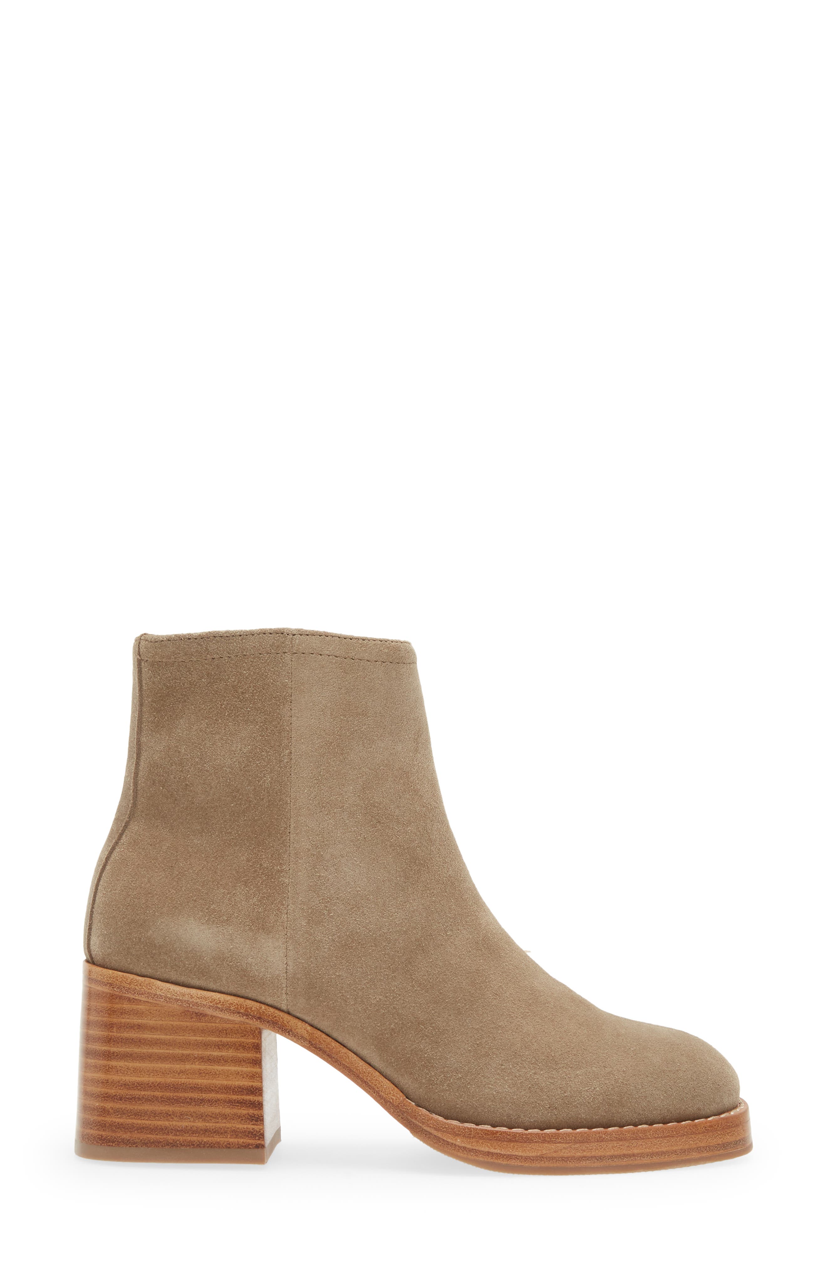 Chocolat Blu Ime Zip Bootie, Alternate, color, 