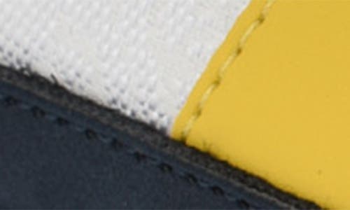 Guess Chaze Sneaker In Navy/white/yellow
