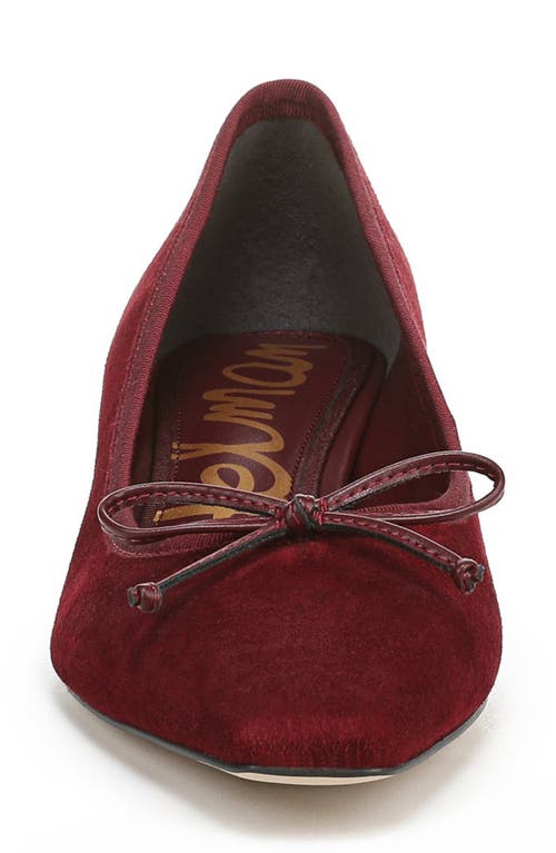 Sam Edelman Rinda Pump In Burgundy