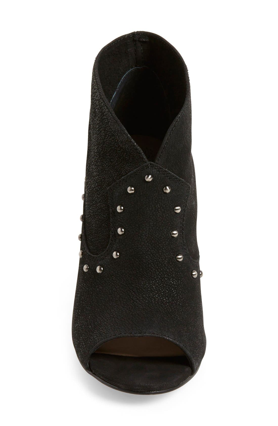 Vince Camuto 'Corianne' Studded Open Toe Bootie, Alternate, color, 