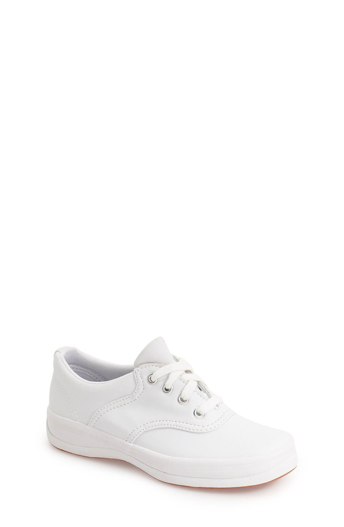 Kids' School Days II Sneaker, Main, color, WHITE LEATHER