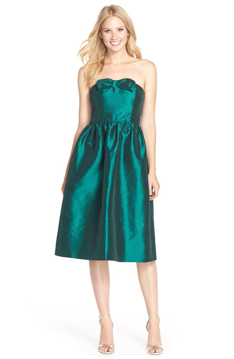 CeCe by Cynthia Steffe 'Fallon' Taffeta Midi Dress, Alternate, color,